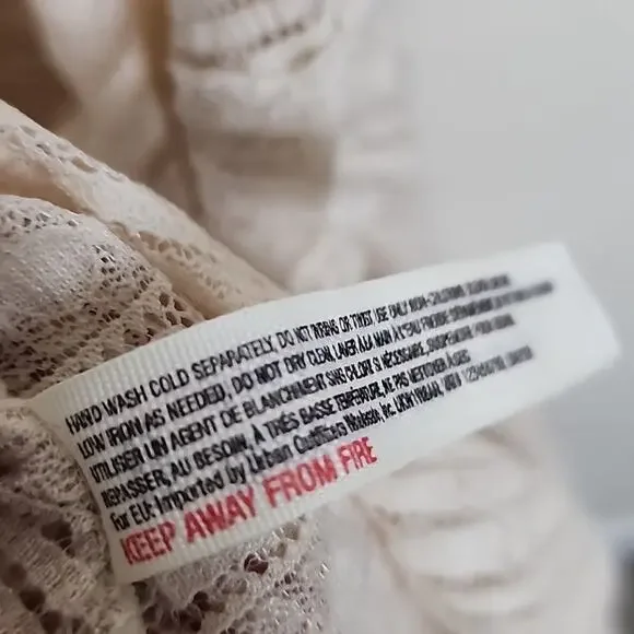 Free People See Through Medium Asymmetrical Slip Dress - Picture 8 of 8